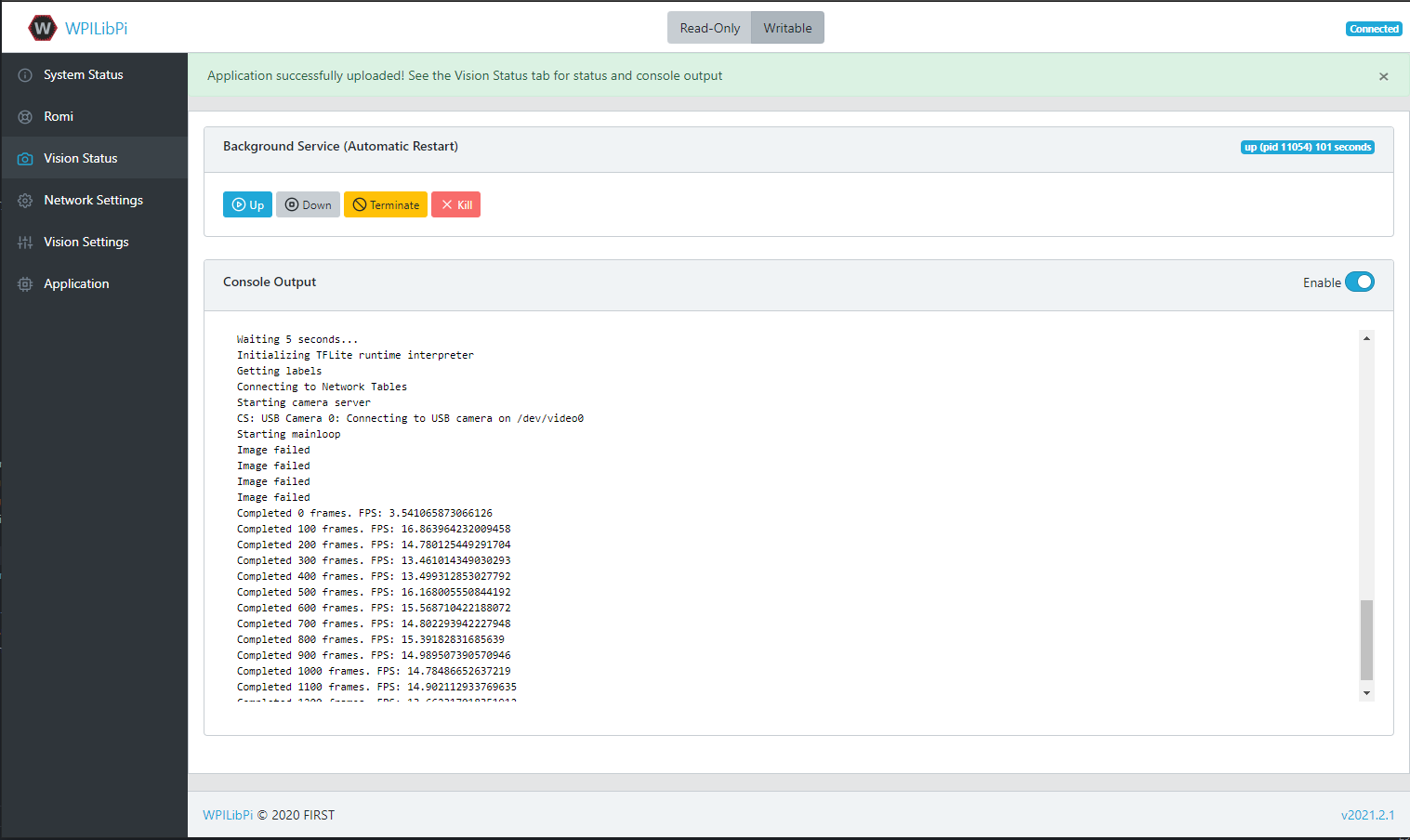 Status Console