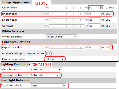 The Image Appearance section has a bunch of settings that can be tuned as described below.