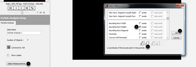 Select "Bounding Rectangle Height".