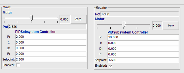 Controlling a PIDController in LiveWindow.